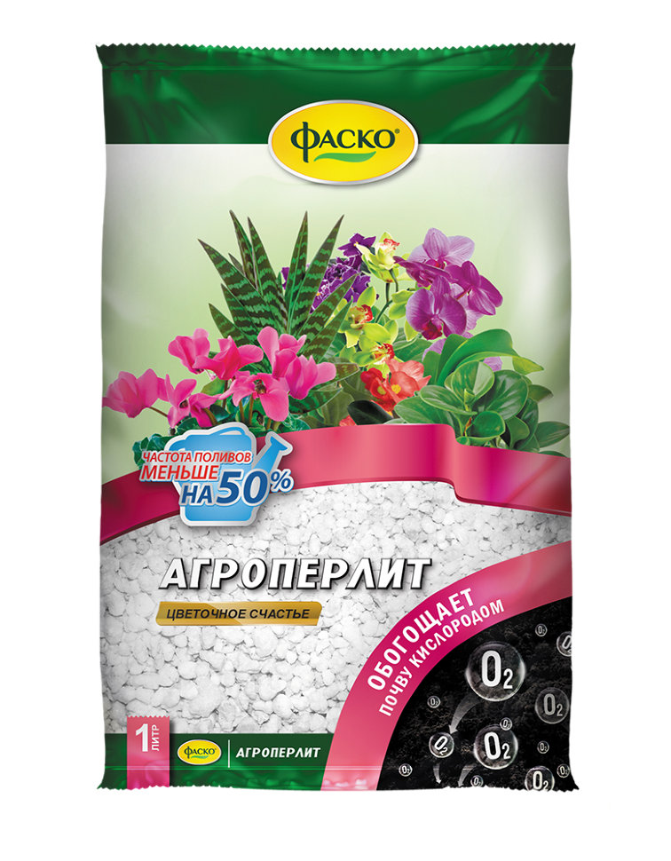 Агроперлит Цветочное счастье 1 л. 1/20 шт. (Фаско) РФ - БелУрожай